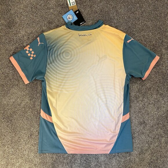 Puma Men's Manchester City MCFC 24/25 Soccer Jersey Size L - Large - NWT $95 - Picture 8 of 16